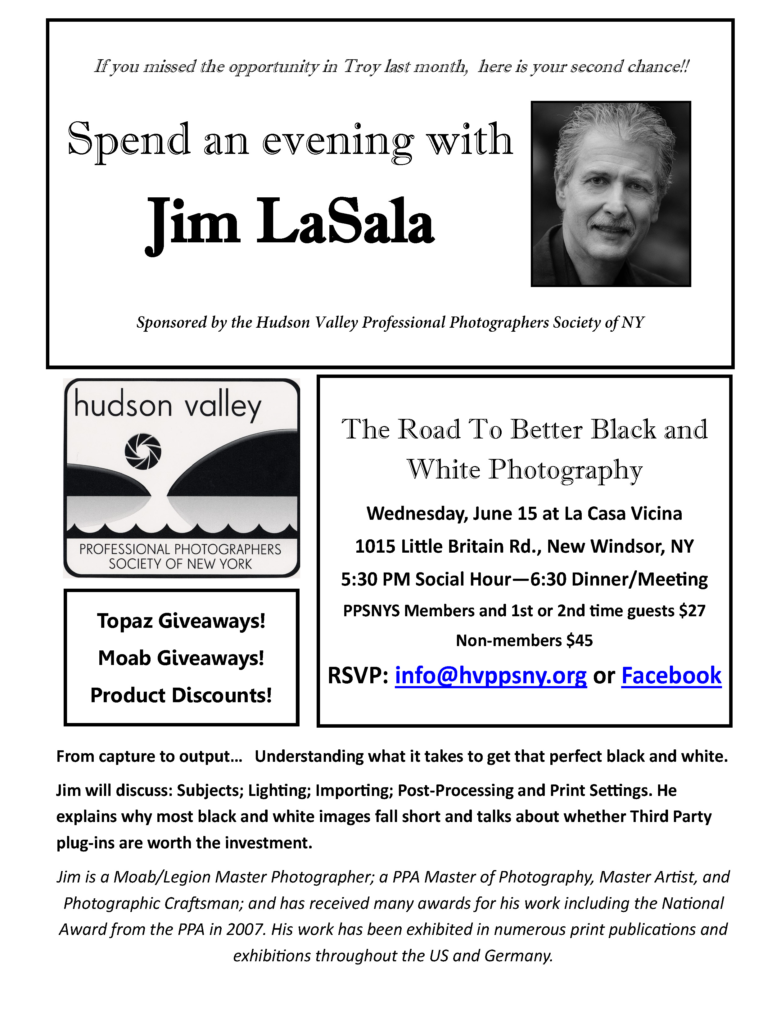 HVPPSNY presents Jim LaSala